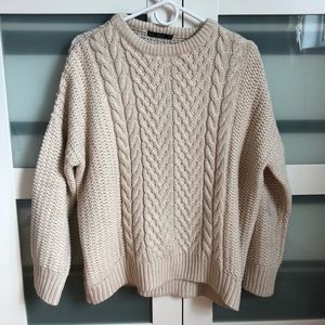 Beige Sweater Zara